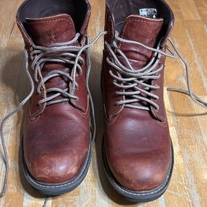 Timberland Men's Ryker Red Brown Leather Boots